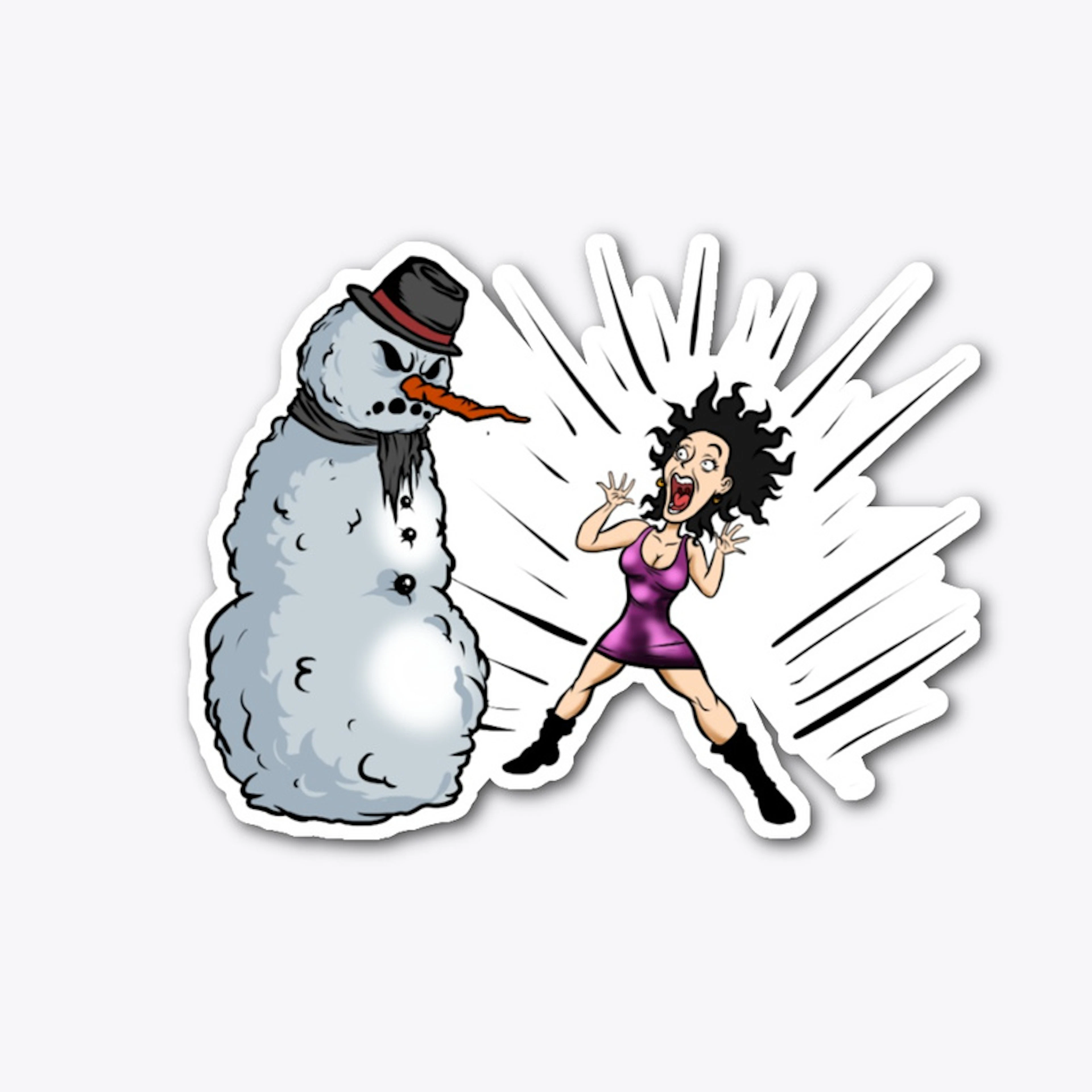Official Snowman Sticker