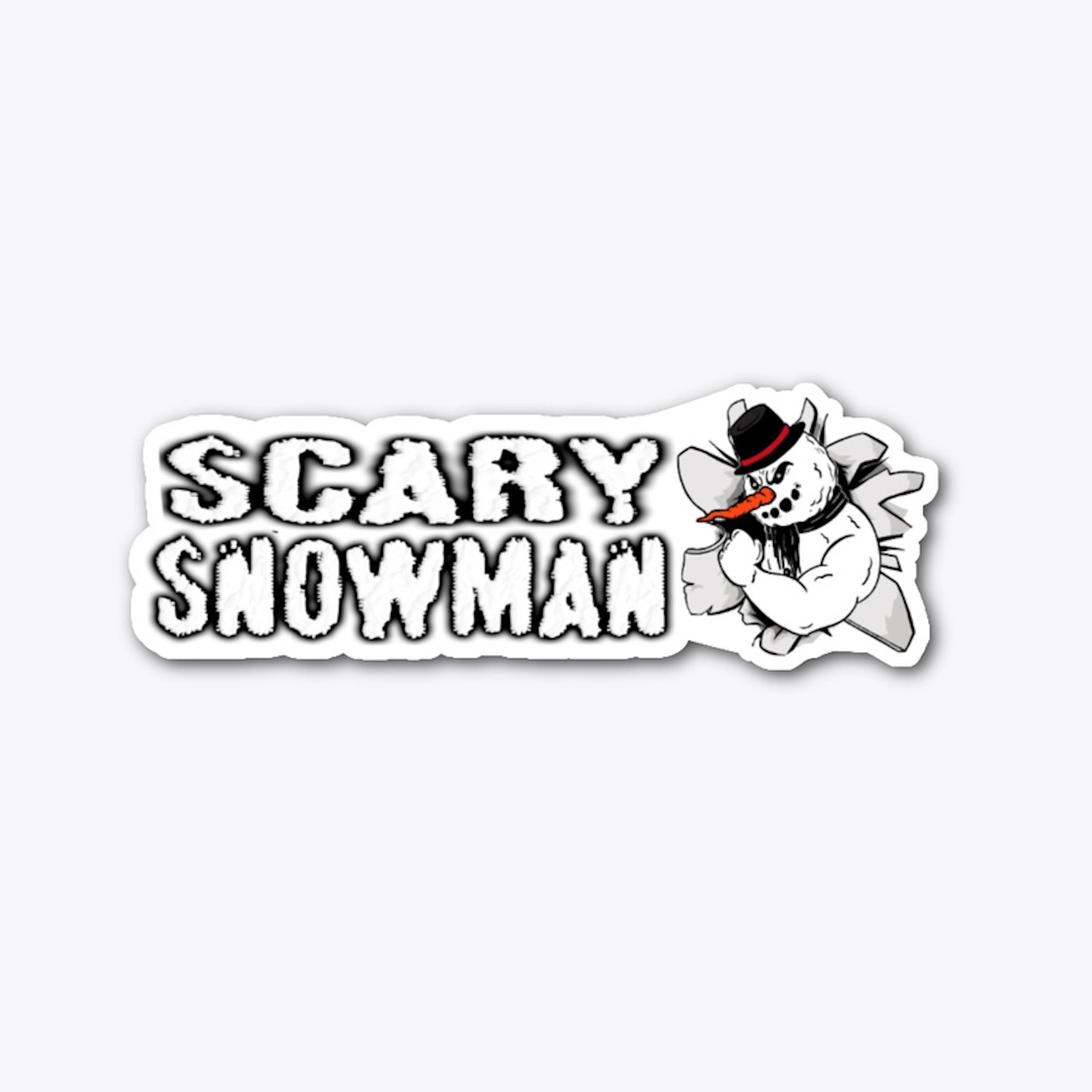 Scary Snowman Official Sticker