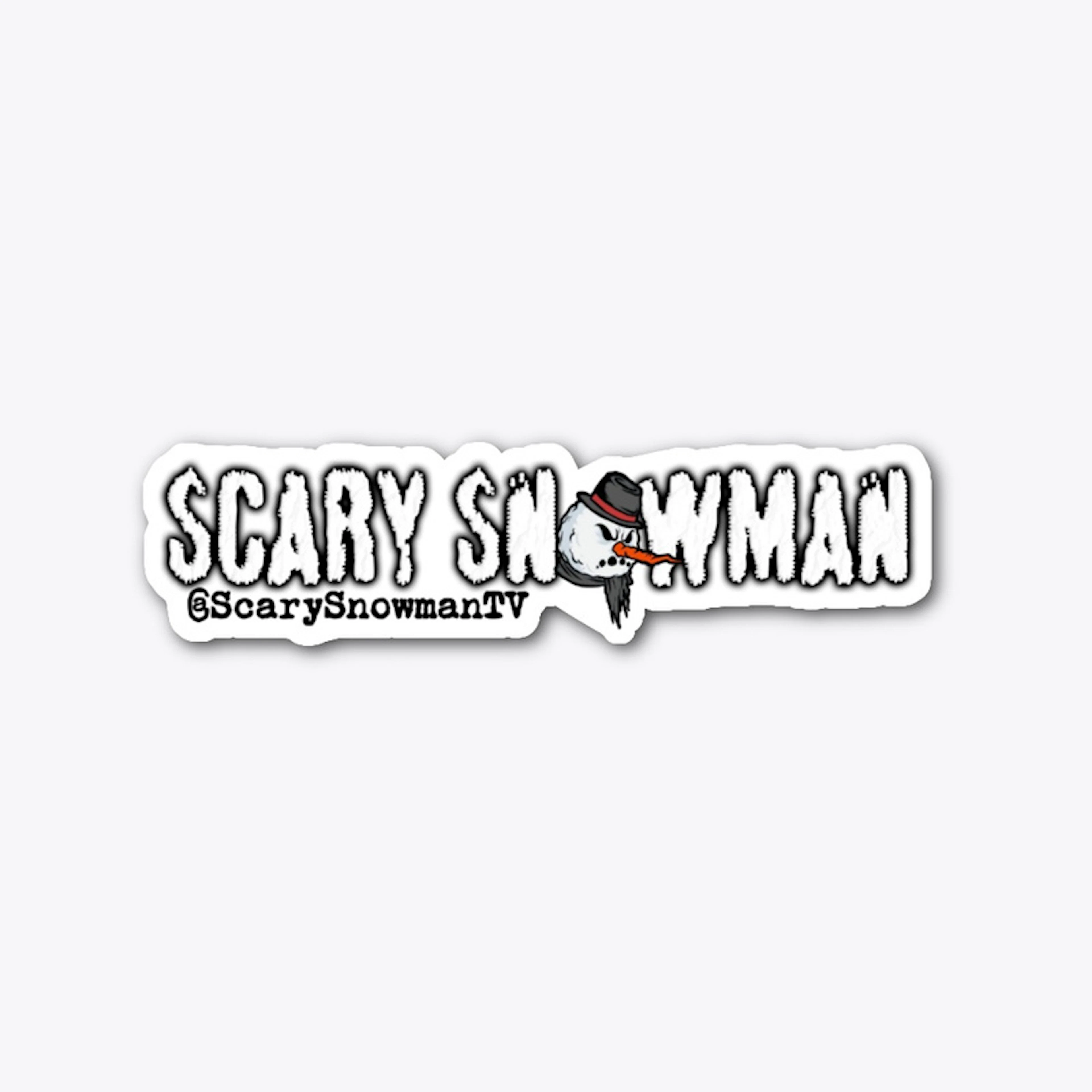 Scary Snowman Official 2024 Sticker